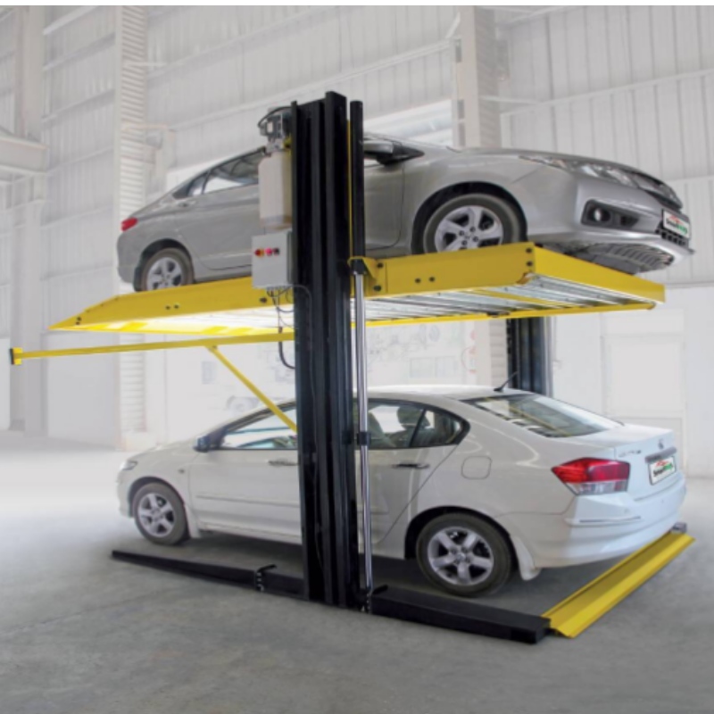 Gemeinsame Säulen Zwei Post Hydraulische Auto Parkplatz Aufzug für Haushalts-Stereo-Garagen